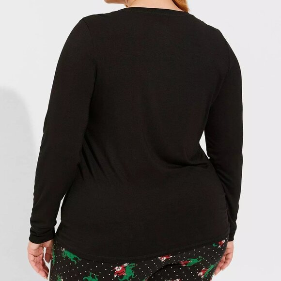 ❤️NWT VINTAGE TORRID TEE - SLEIGHER SANTA CHRISTMAS GRAPHIC SUPER SOFT - SIZE 2X - Picture 3 of 12